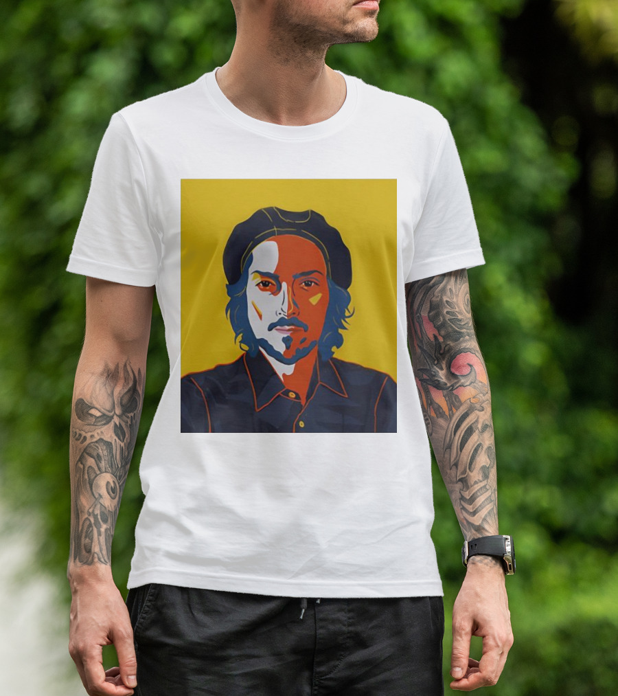 León Larregui Pintura Colorida Estilo Artístico T-Shirt