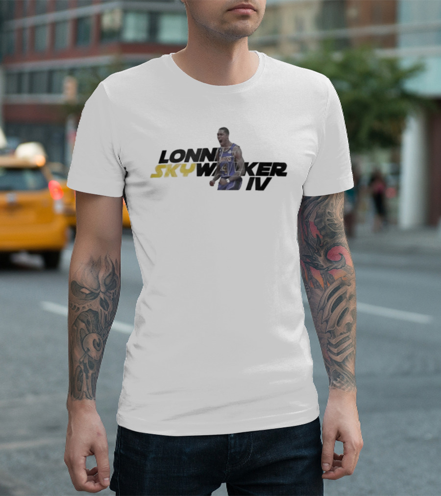 Lonnie Skywalker Walker IV Los Angeles Lakers NBA T-Shirt