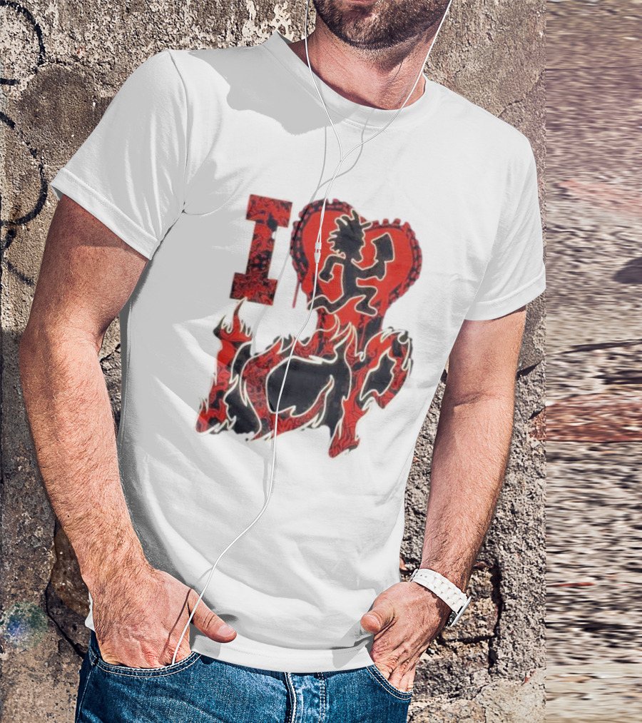 I Heart Love ICP Insane Clown Posse Juniors T-Shirt