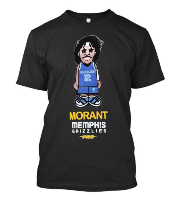 Morant Memphis Grizzlies Pro Caricature 12 T-Shirt