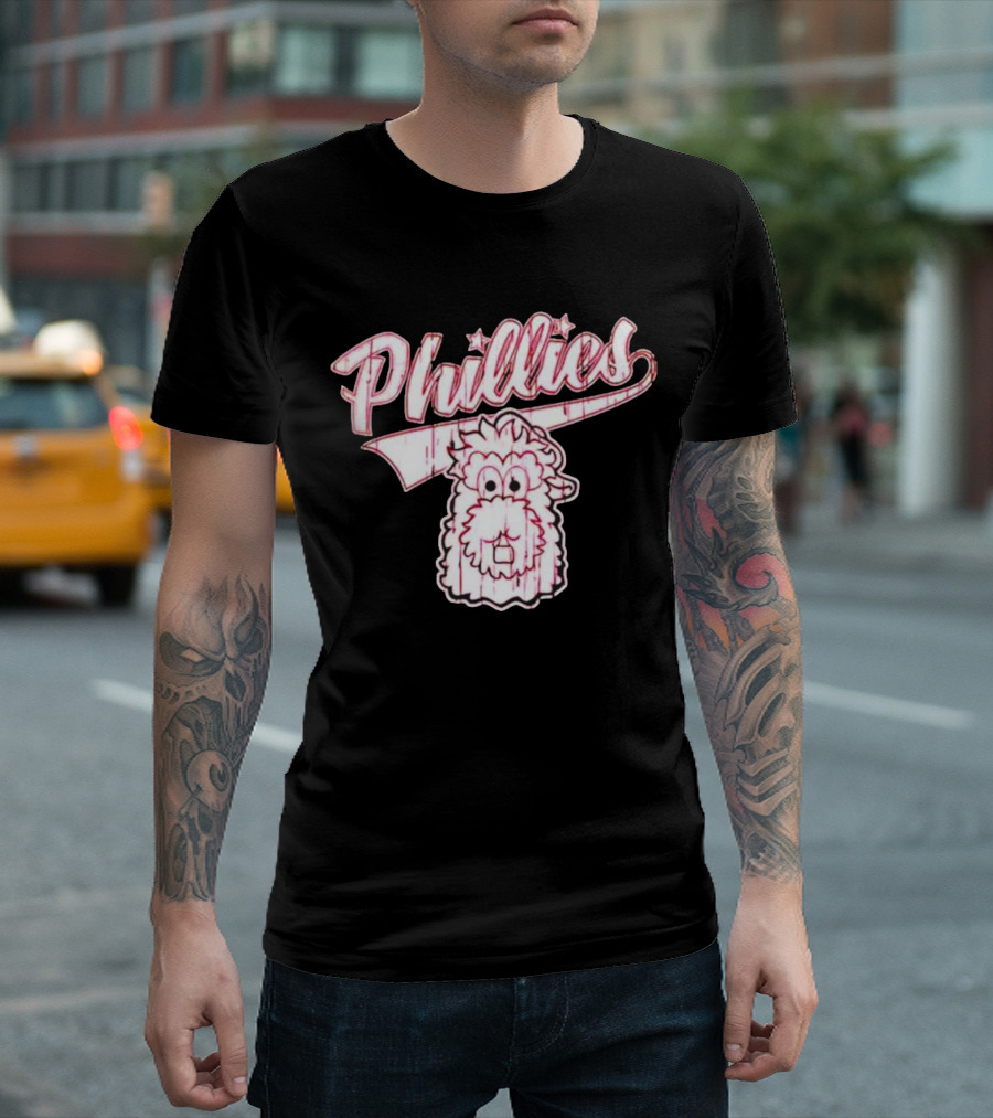 Phillies Phanatic Cartoon Head T-Shirt