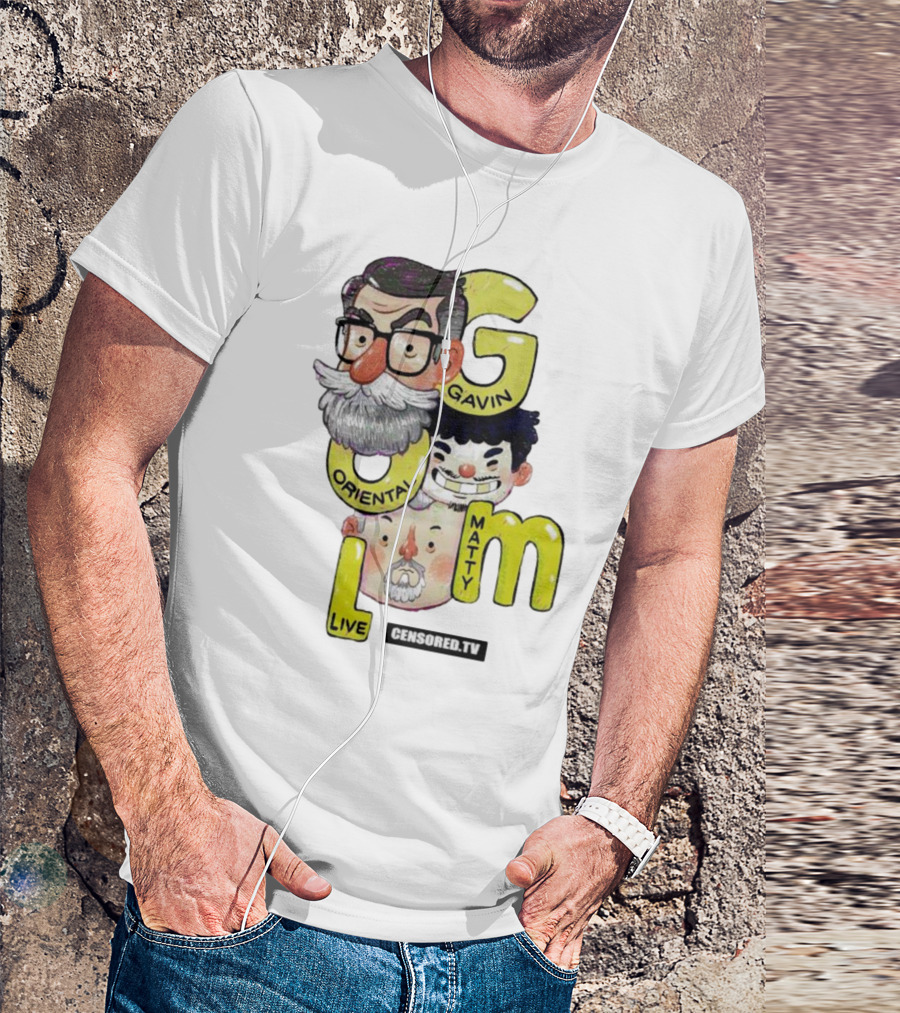GOML Gavin Oriental Matty Live Censored TV T-Shirt