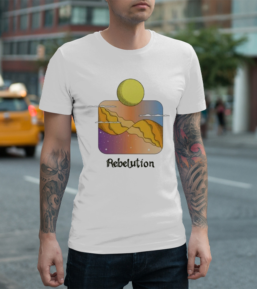Rebelution Reflections Desert Sun And Mountains T-Shirt