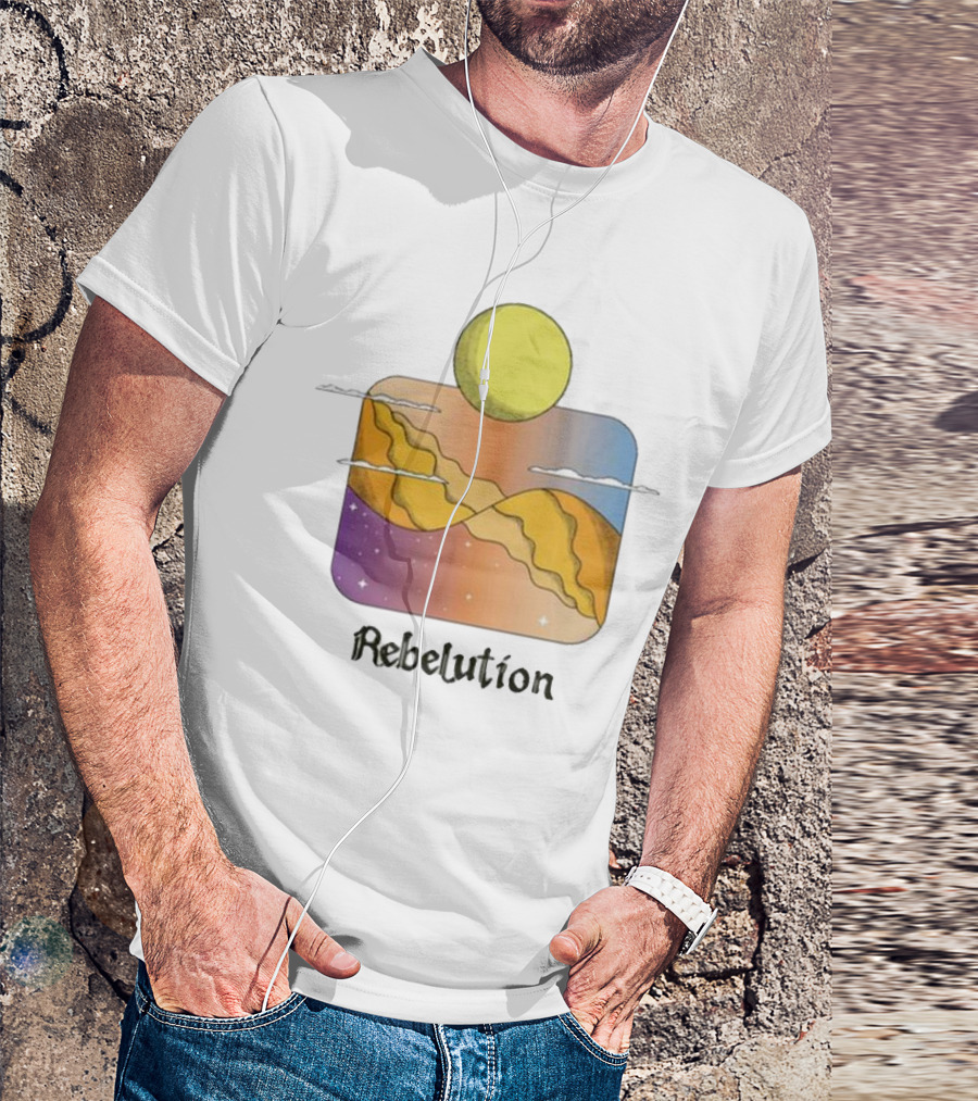 Rebelution Reflections Desert Sun And Mountains T-Shirt