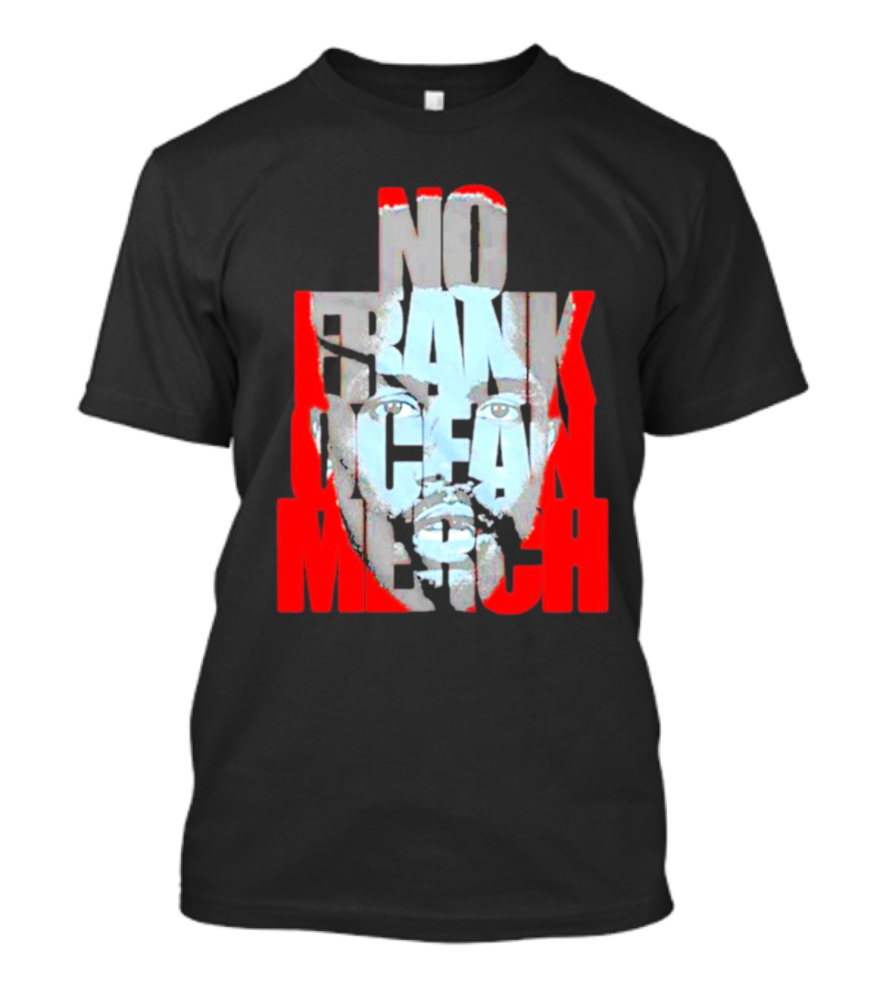 No Frank Ocean Merch Bold Text Face T-Shirt