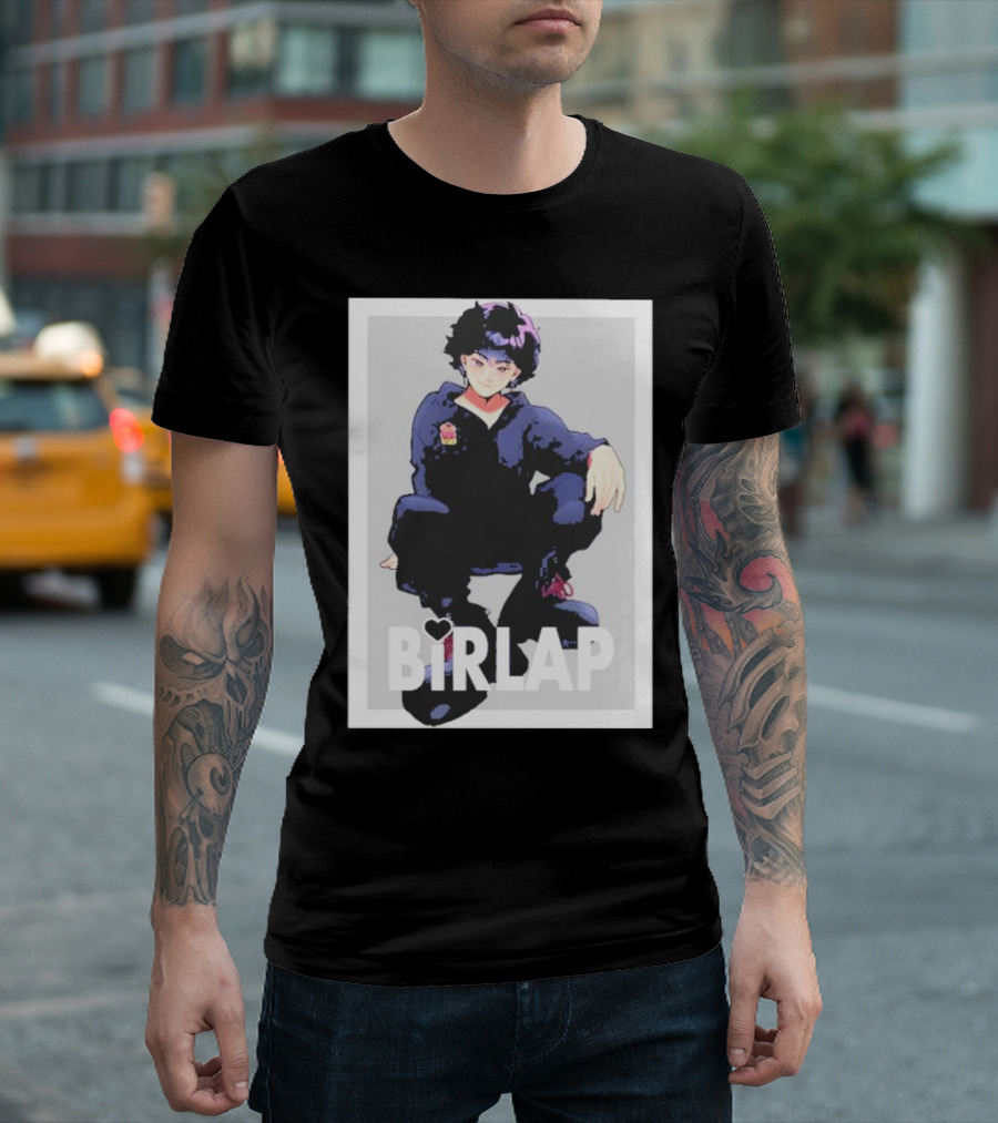 The King’s Choice Birlap Anime Character With Heart T-Shirt