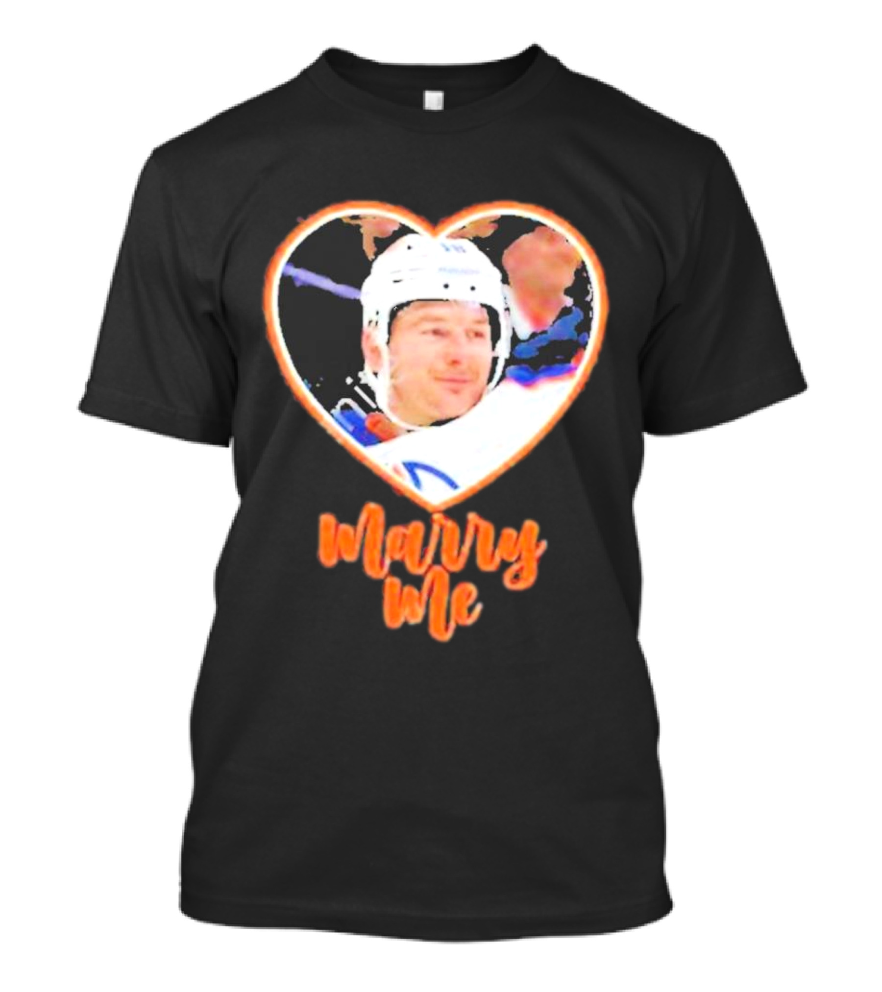 Zach Hyman Heart Shape Marry Me T-Shirt