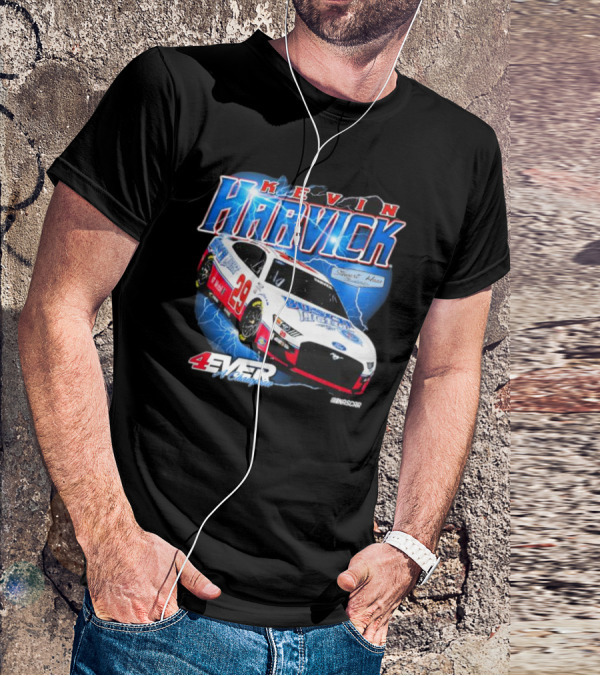 Kevin Harvick 4Ever A Champion Stewart-Haas Racing NASCAR Lightning Car T-Shirt