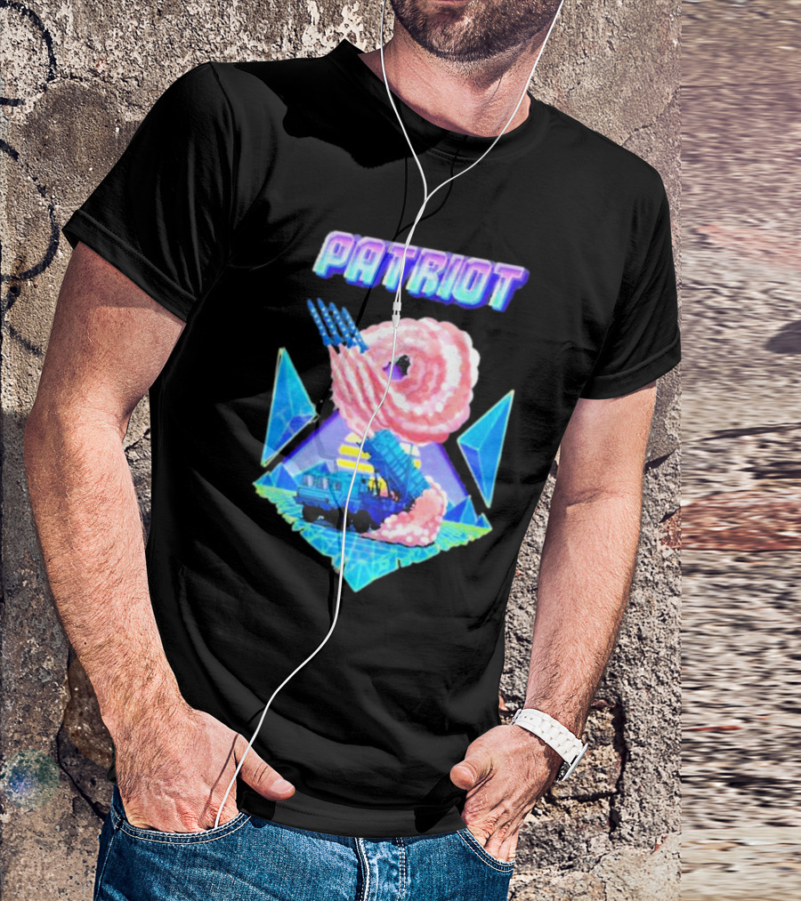 Saint Javelin Patriot Missile Truck Vaporwave Xeon 90s Aesthetic T-Shirt