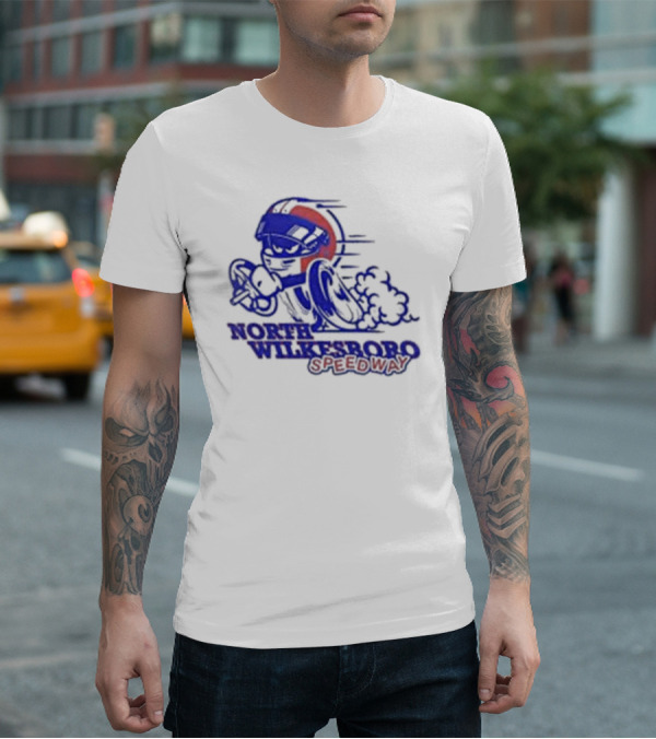 North Wilkesboro Speedway Racing Character T-Shirt