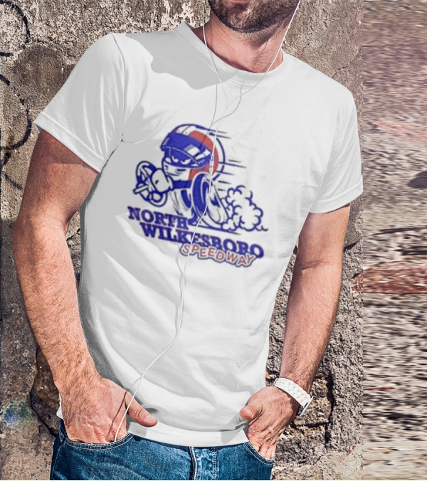 North Wilkesboro Speedway Racing Character T-Shirt