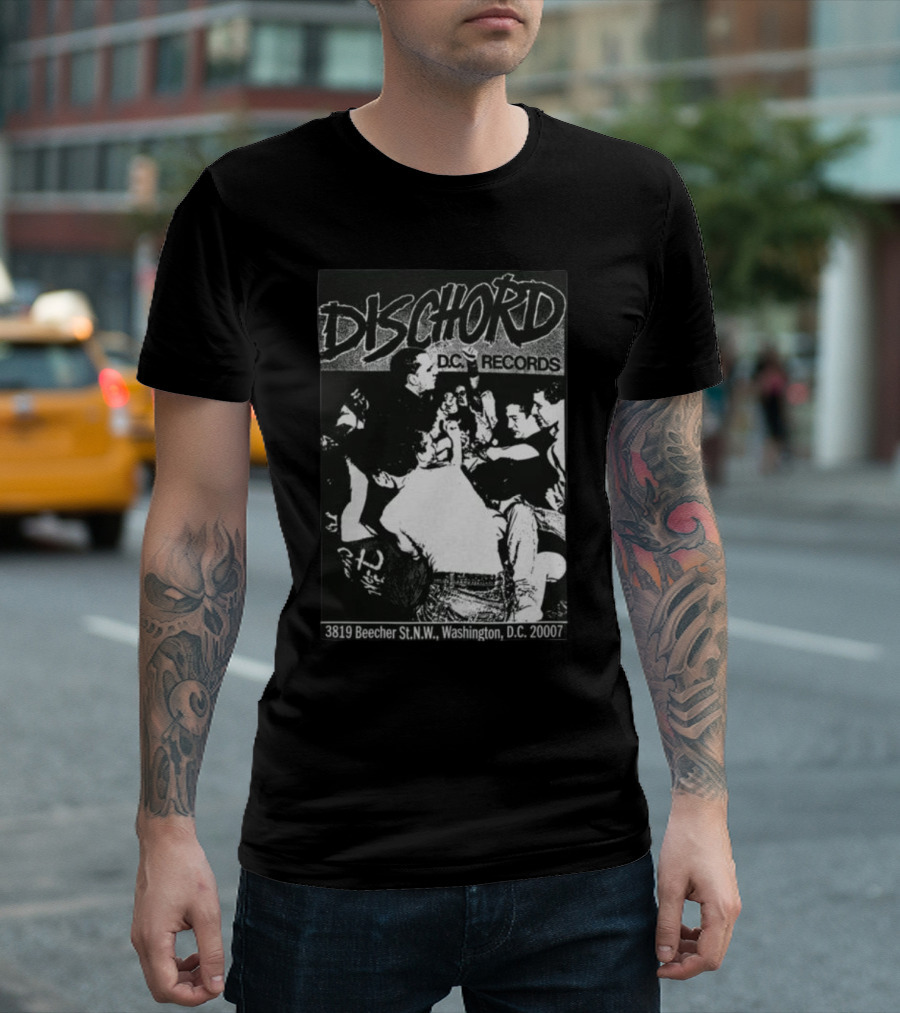 Dischord DC Records 3819 Beecher St NW Washington DC 20007 T-Shirt