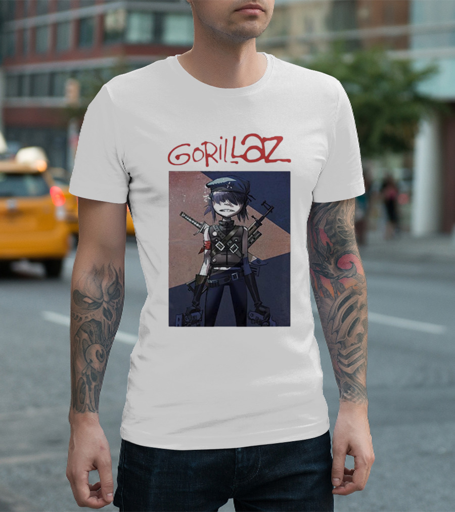 Timothee Chalamet Gorillaz Noodle Character T-Shirt