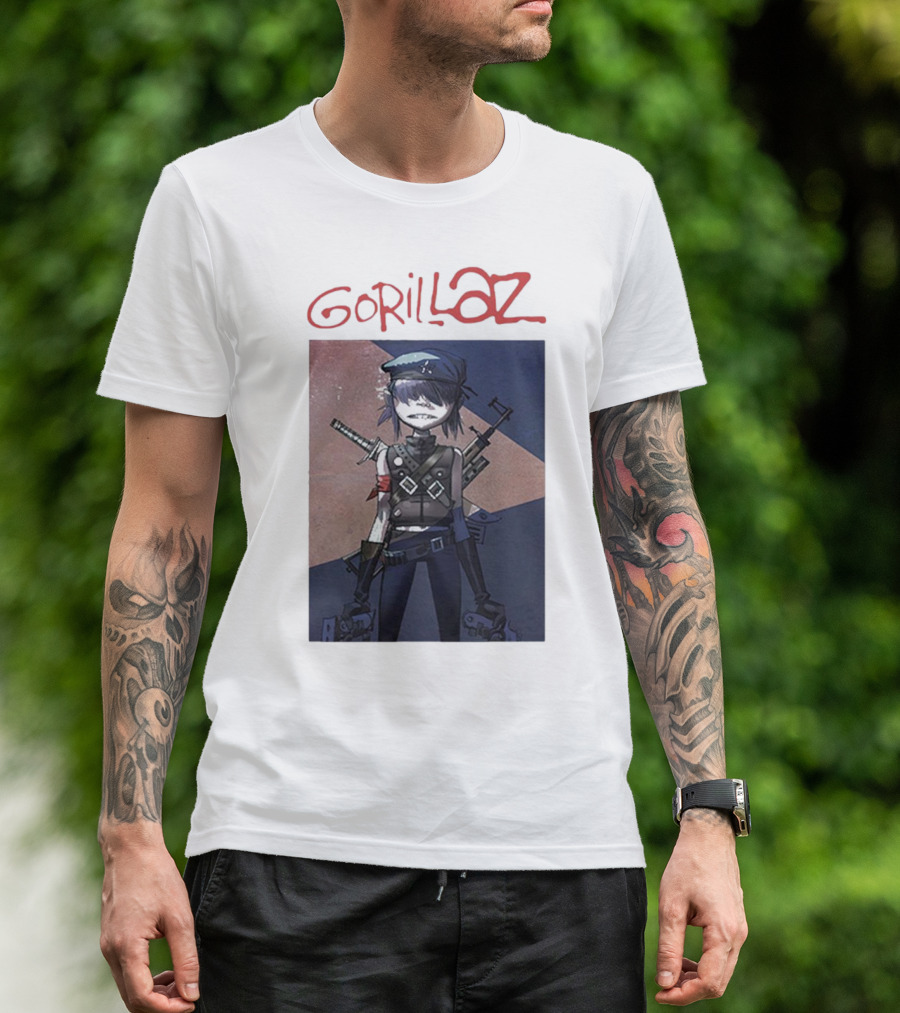 Timothee Chalamet Gorillaz Noodle Character T-Shirt