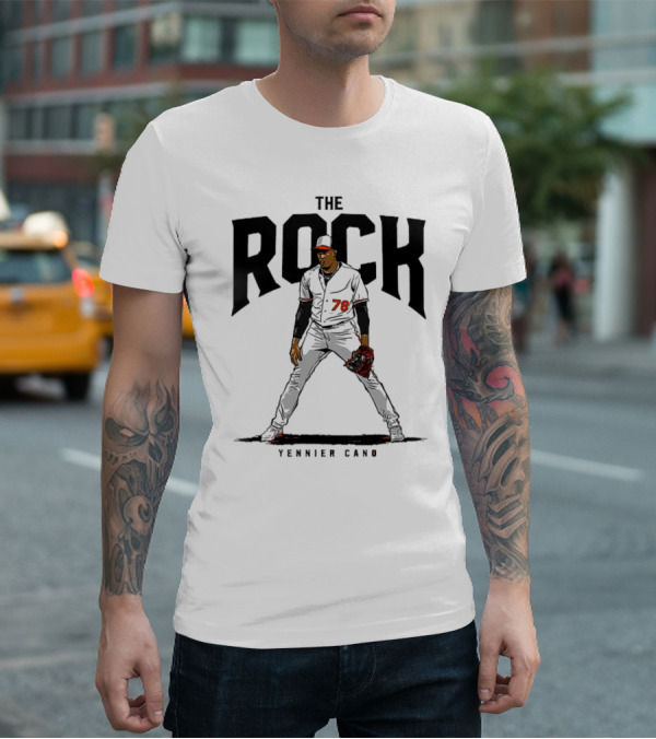 The Rock Yennier Canó 78 Baseball Player T-Shirt