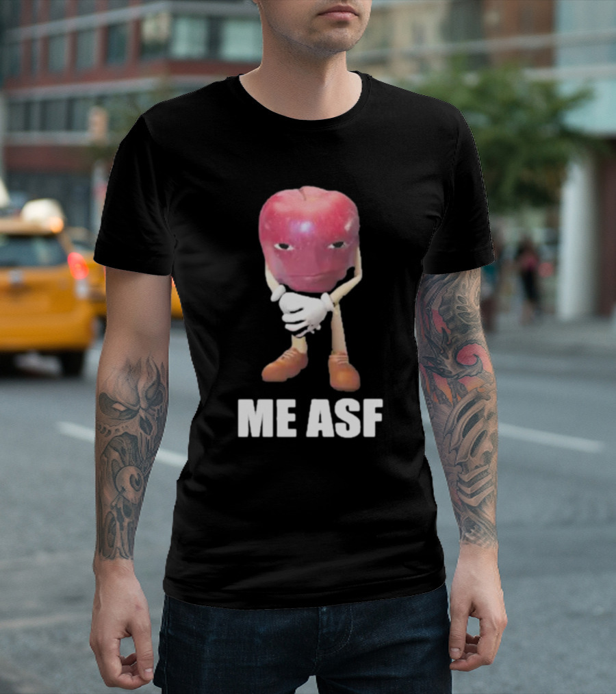 Apple Man Me ASF Character With Shoes And Gloves T-Shirt