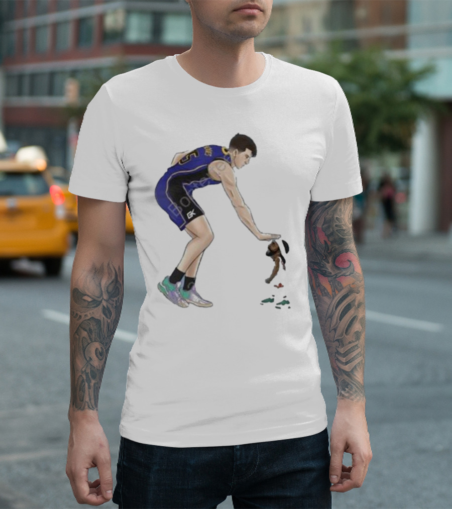 Austin Reaves Too Small NBA Gesture Basketball Play T-Shirt