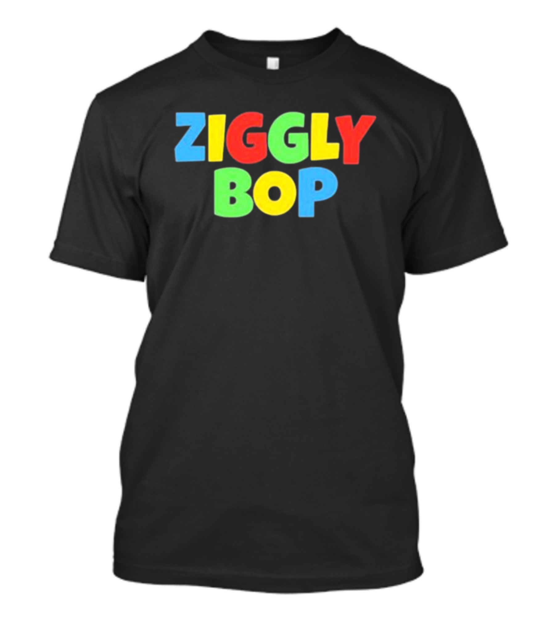 Ziggly Bop Colorful Bold Letters T-Shirt