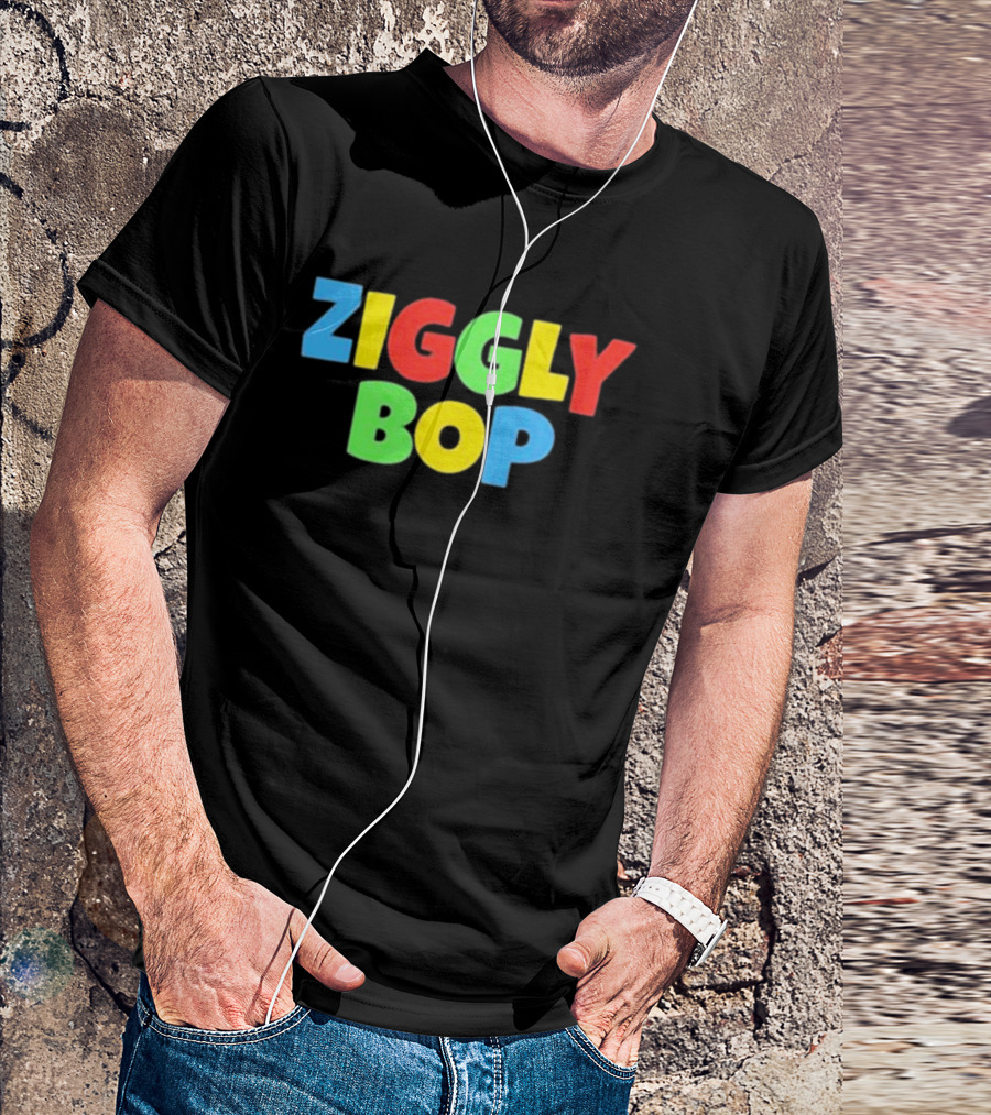Ziggly Bop Colorful Bold Letters T-Shirt