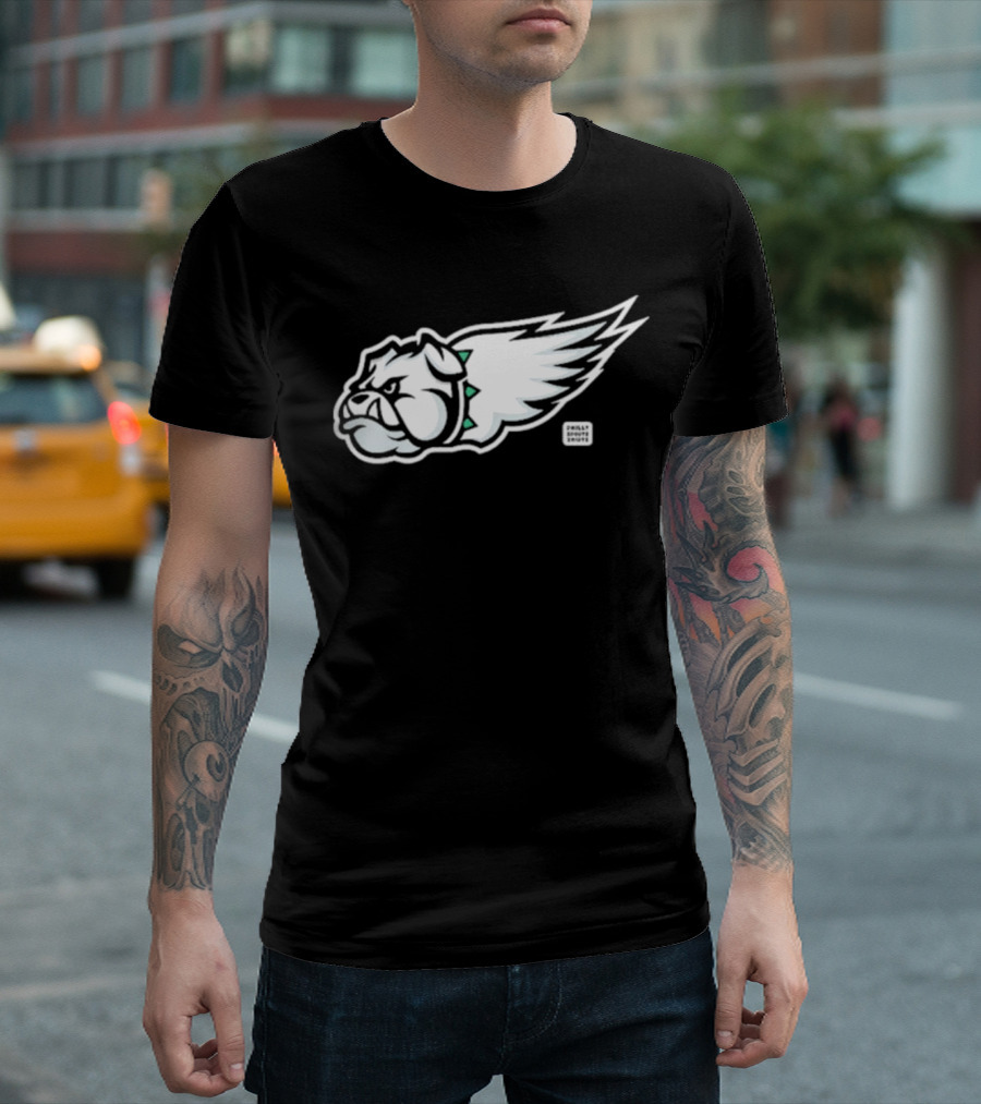 Eagles Georgia North Bulldog Wing Hybrid T-Shirt