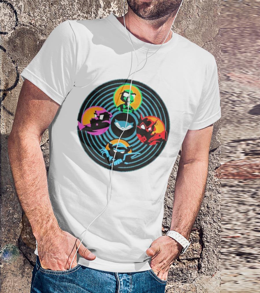Sly Cooper 20th Anniversary Character Art Circles T-Shirt