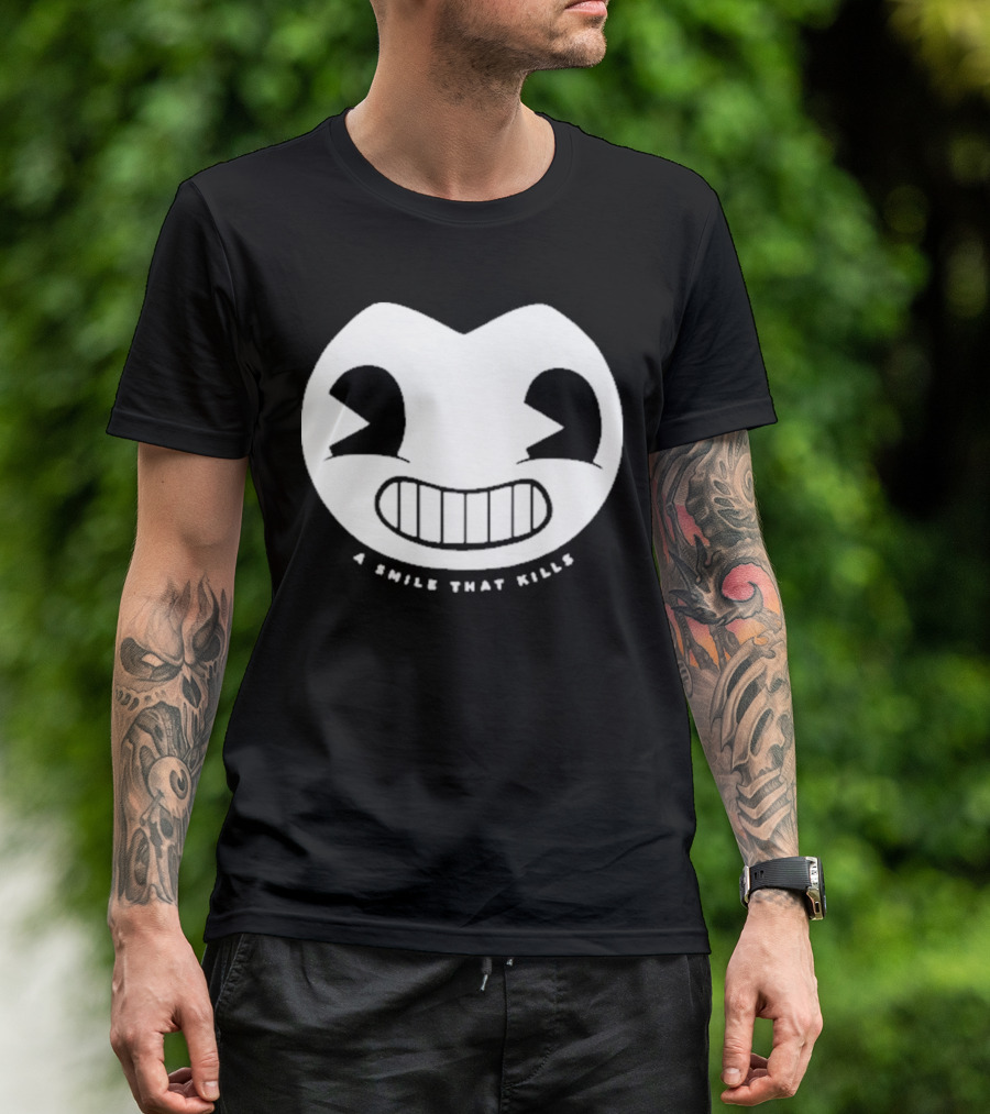 Bendy Head Smile A Smile That Kills Iconic Face T-Shirt