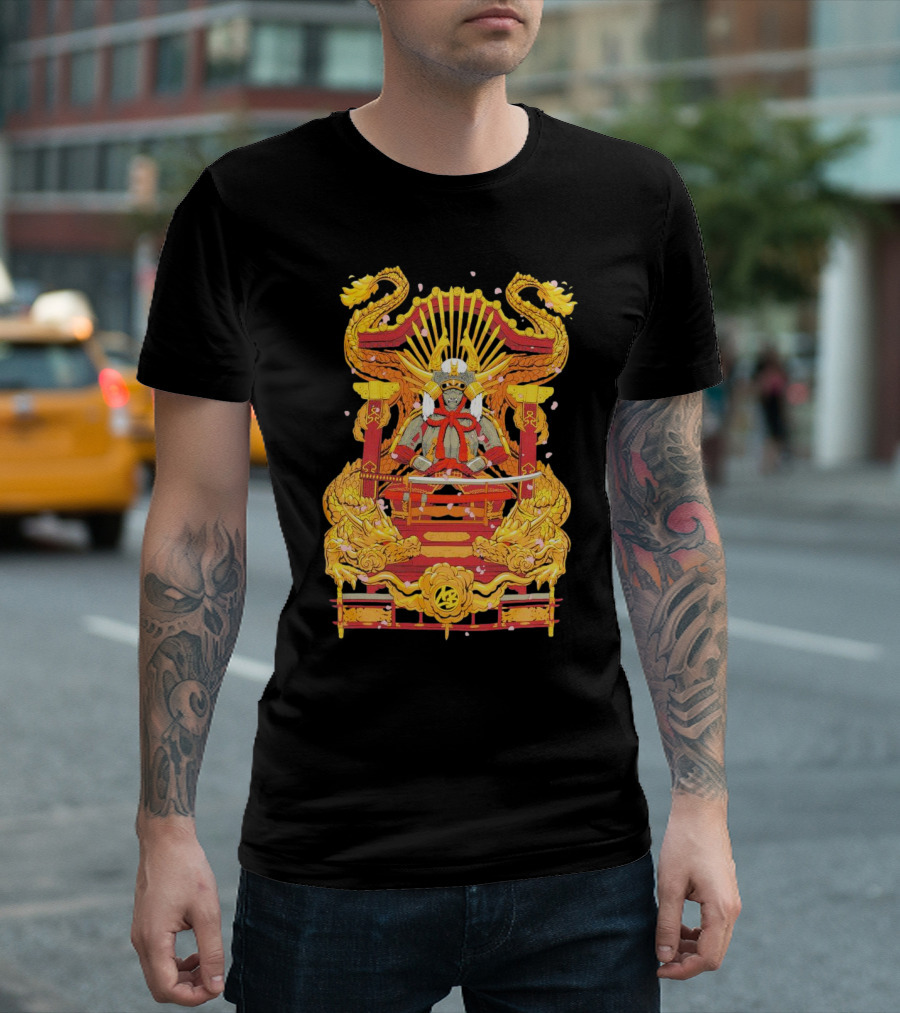 Howard Estate Samurai Throne with Golden Dragons T-Shirt