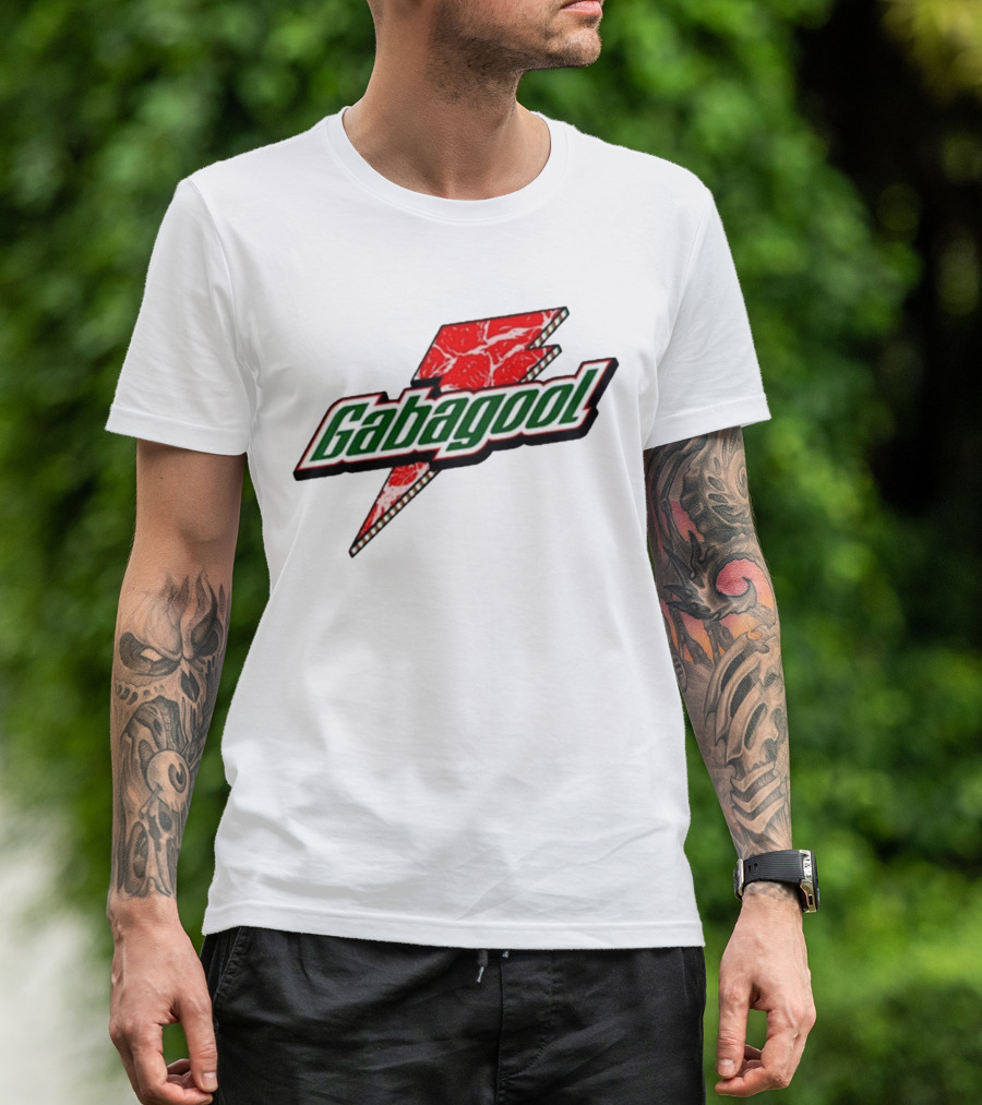 Kevin Finnerty Gabagool Heavyweight Lightning Bolt T-Shirt