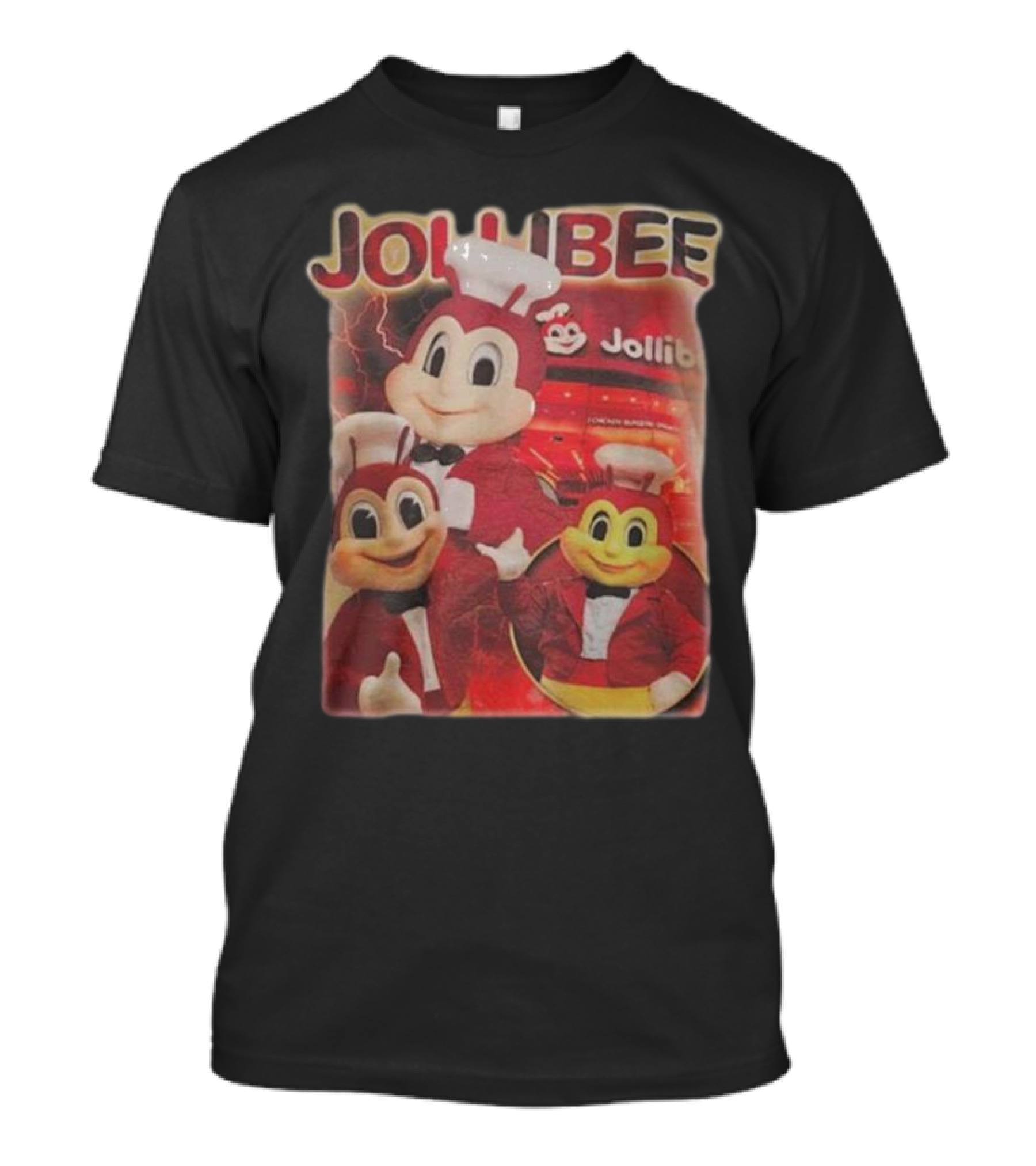 Jollibee Iconic Mascots And Logo Vibrant T-Shirt