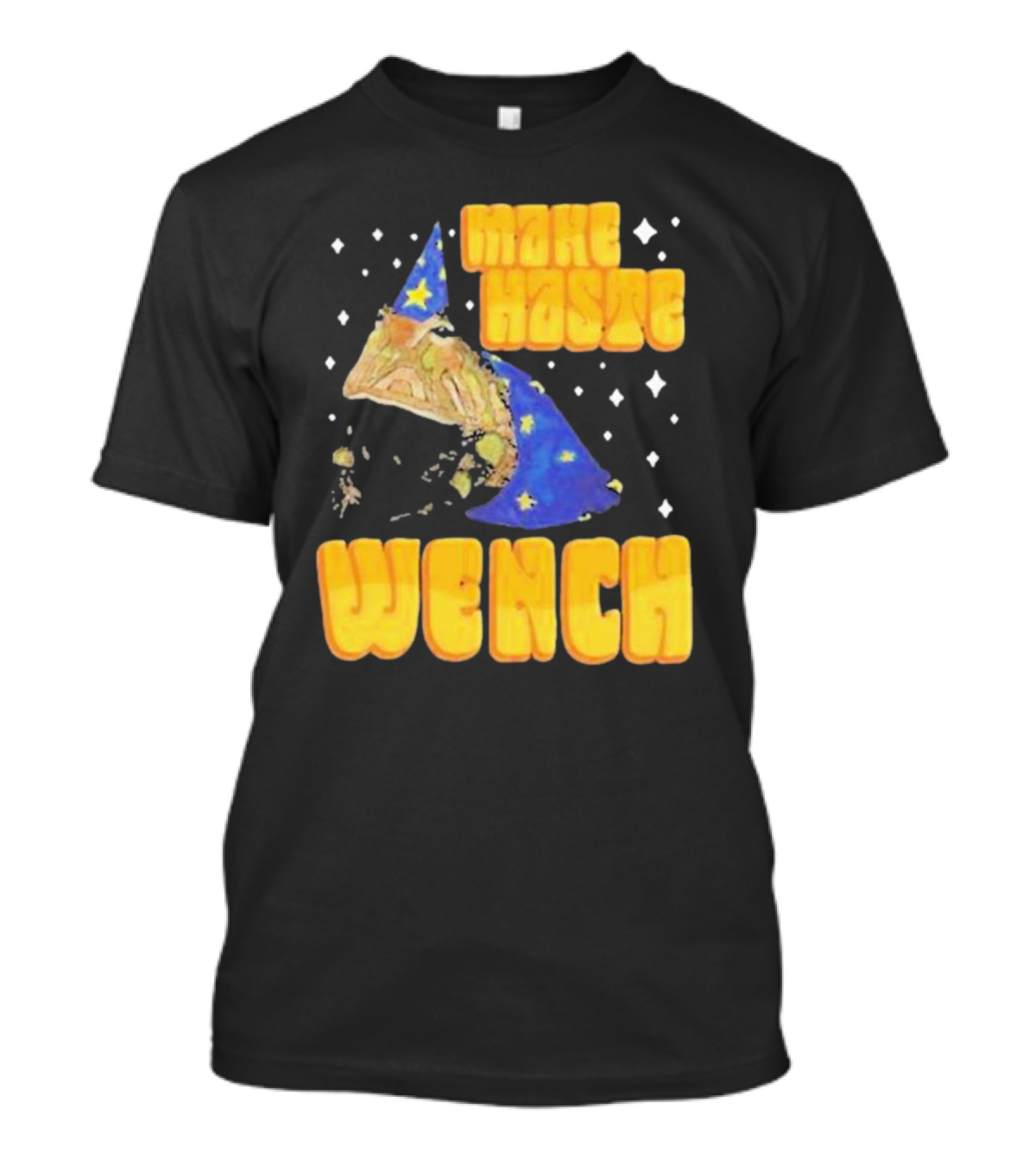 Make Haste Wench Wizard Frog Stars T-Shirt