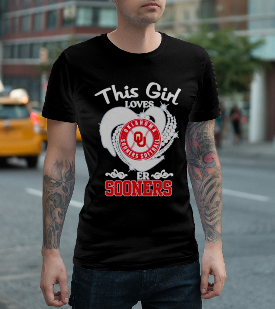 This Girl Loves Oklahoma Sooners Softball Her Sooners T-Shirt