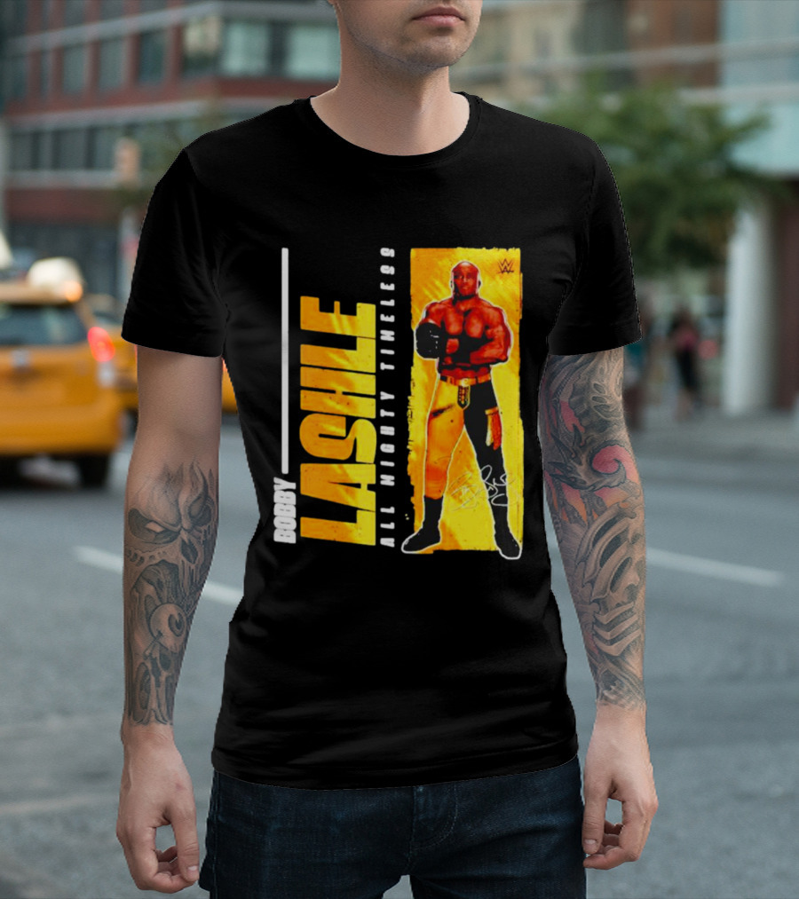 Bobby Lashley WWE All Mighty Timeless Champion T-Shirt