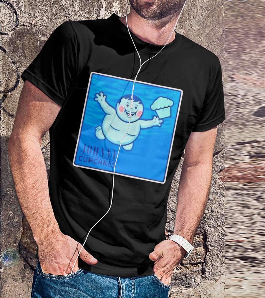 Johnny Cupcakes Swimming Boy With Cupcake T-Shirt