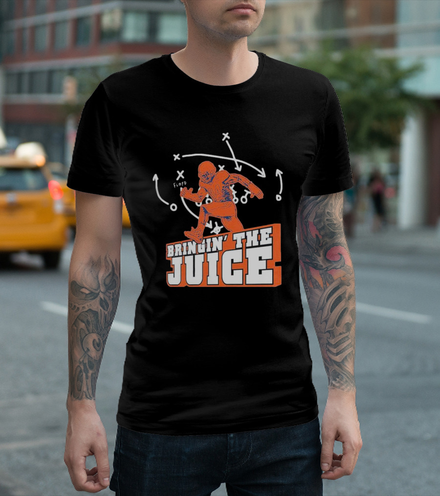 Bringin' The Juice Football Play Diagram T-Shirt