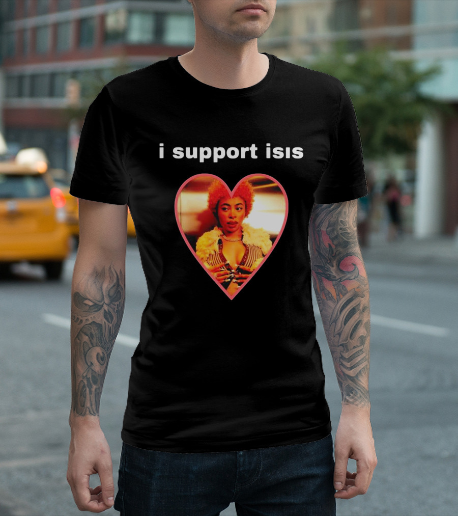 i support isis heart-shaped image T-Shirt
