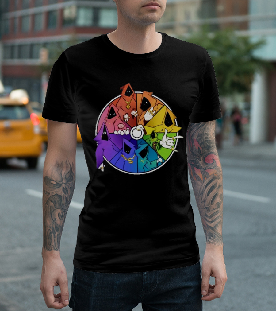 Shadow Wizard Money Gang Rainbow Circle T-Shirt