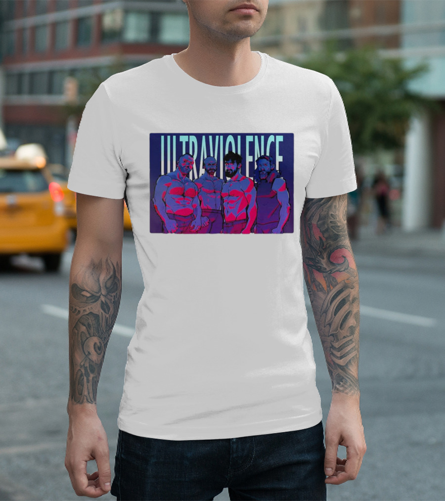 Ultraviolence AEW Wrestlers Neon T-Shirt