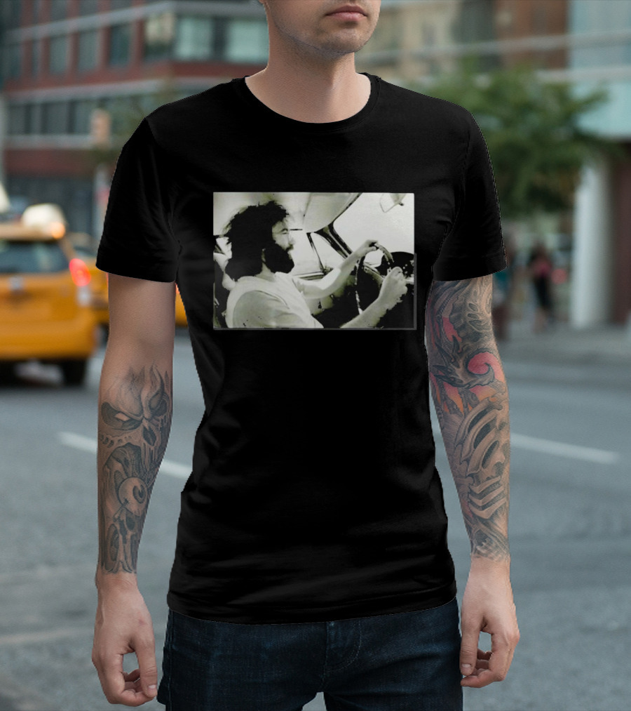 Jerry Garcia Driving Car Grand Prix Racecourse Watkins Glen T-Shirt