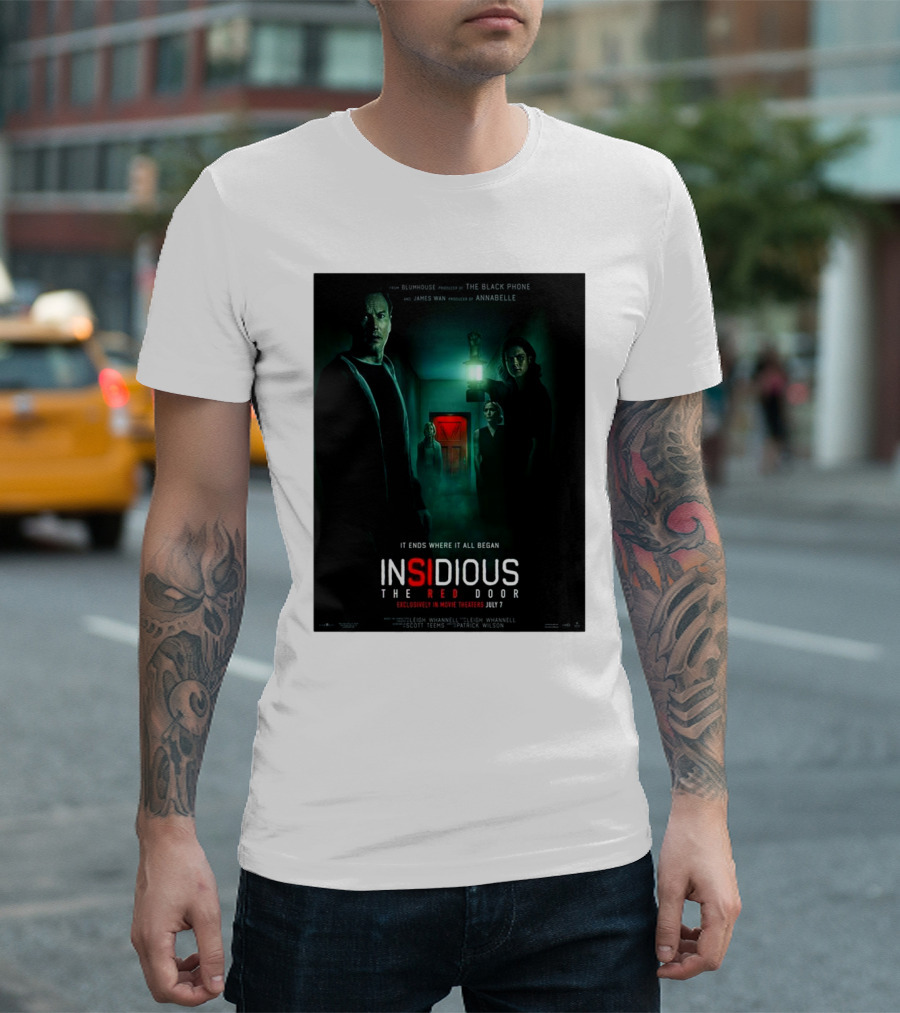 Insidious The Red Door It Ends Where It All Began Exclusive In Movie Theaters July 7 T-Shirt