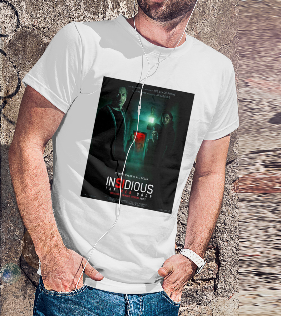 Insidious The Red Door It Ends Where It All Began Exclusive In Movie Theaters July 7 T-Shirt