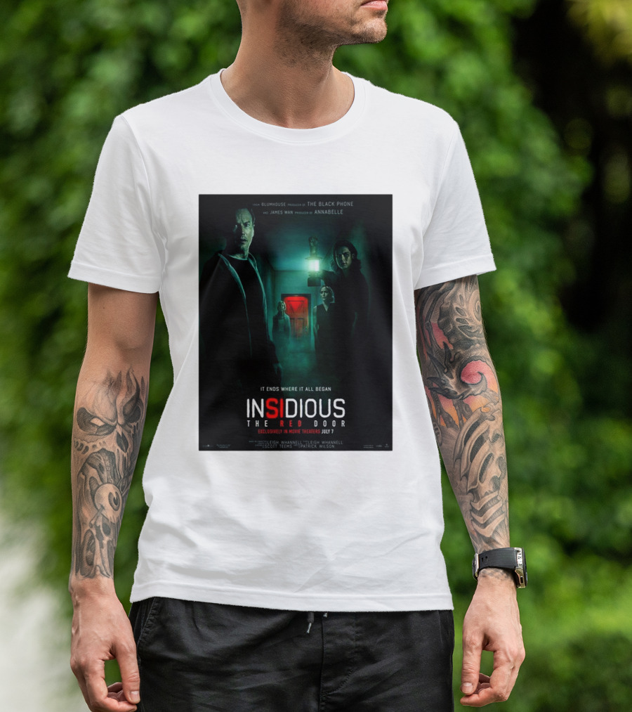 Insidious The Red Door It Ends Where It All Began Exclusive In Movie Theaters July 7 T-Shirt