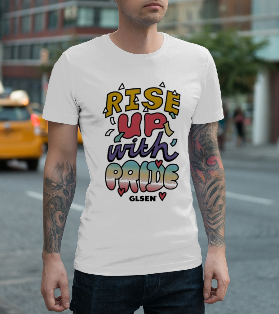 Glsen Rise Up with Pride Wilson Cruz T-Shirt