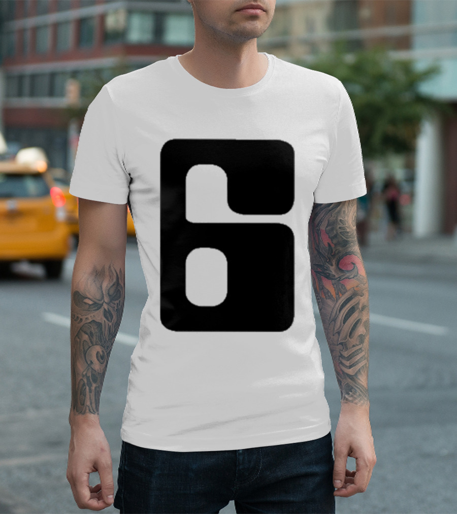 Super 70s Sports Houston Rollerball Number 6 T-Shirt