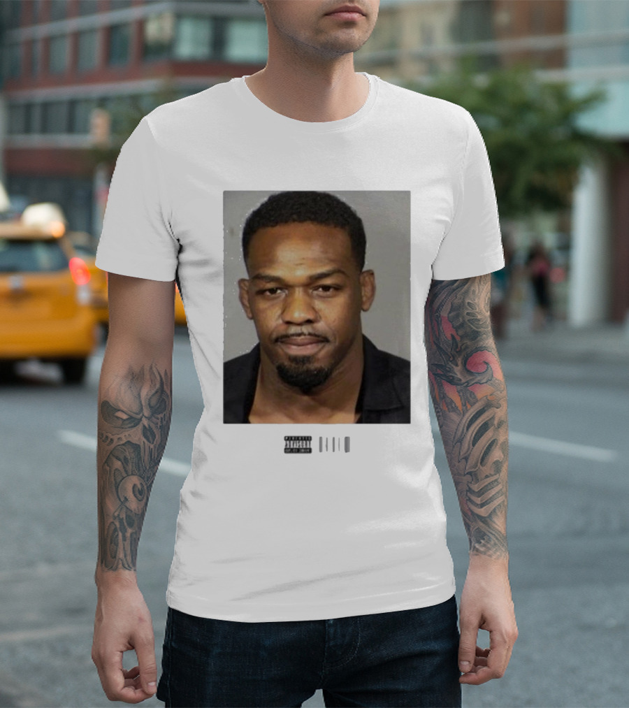 Jon Jones Mugshot UFC Champion Image T-Shirt