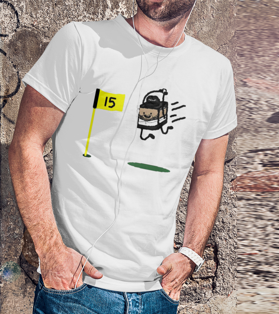 Michael Block Animated Golf Celebration Flag 15 T-Shirt