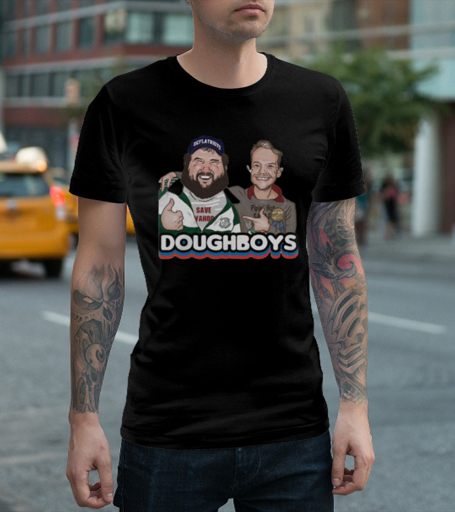 Deflatknits Save Yahoo Piping Hot Doughboys Brothers for Life T-Shirt