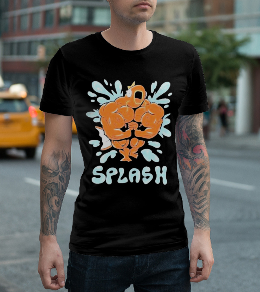 Magikarp Splash Buff Fish Comic T-Shirt
