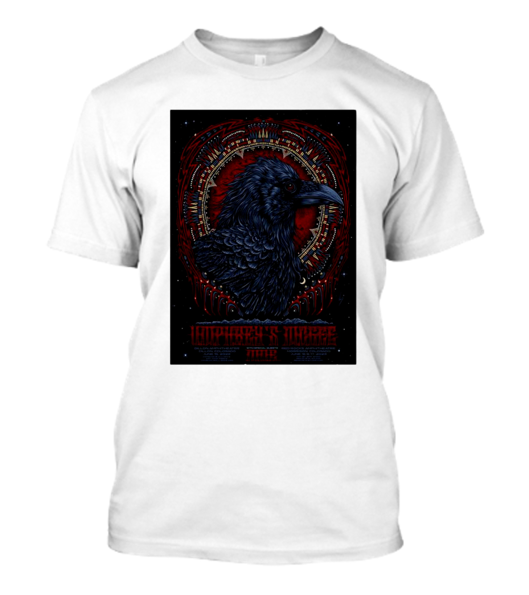 Umphrey's McGee With Moe Live At Dillon Amphitheater Featuring Raven T-Shirt