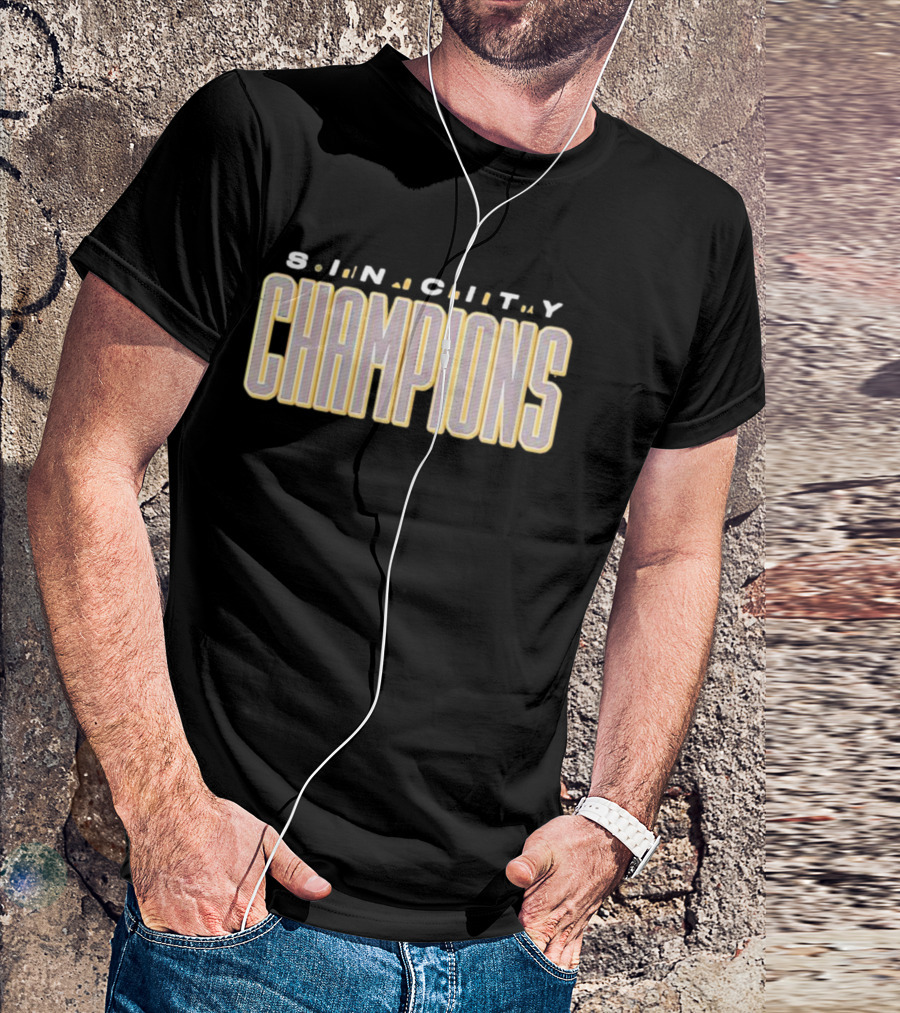 Sin City Champions Vegas Golden Knights T-Shirt