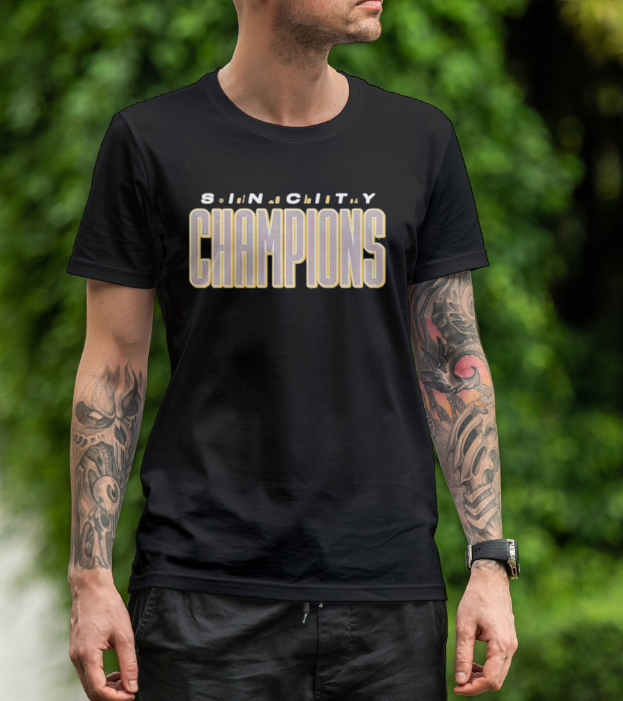 Sin City Champions Vegas Golden Knights T-Shirt